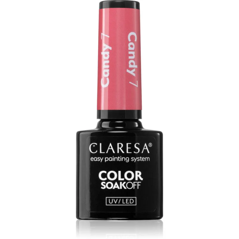 Claresa SoakOff UV/LED Color Candy τζελ βερνίκι νυχιών απόχρωση 7 5 γρ