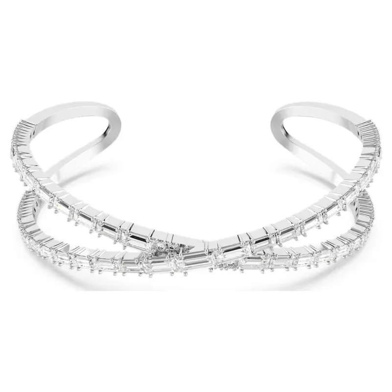 Swarovski Women's Bracelet Model 5677626, 16 cm, Stainless Steel, Grey 16CM
