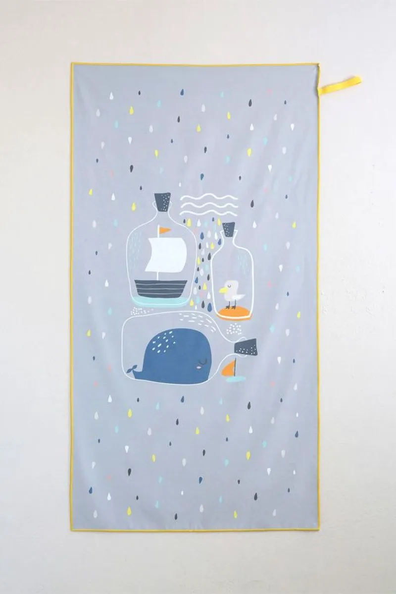 Πετσετα Θαλασσης Message In A Bottle Nima 140x70x0cm Μονόχρωμο