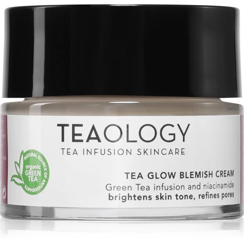 Teaology Tea Glow Blemish Cream ενυδατική κρέμα ενάντια στις ατέλειες της επιδερμίδας 50 ml