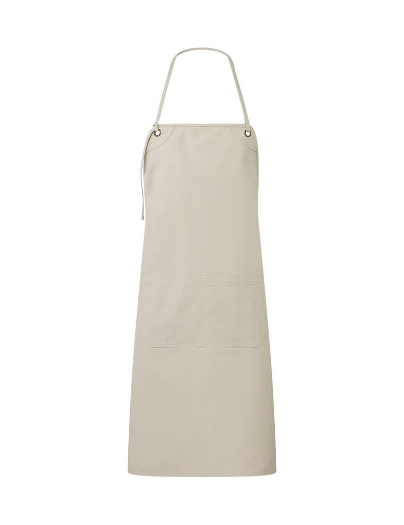 Ποδιά ολόσωμη με διπλή τσέπη PREMIER PR181 "Artisans choice" Natural
