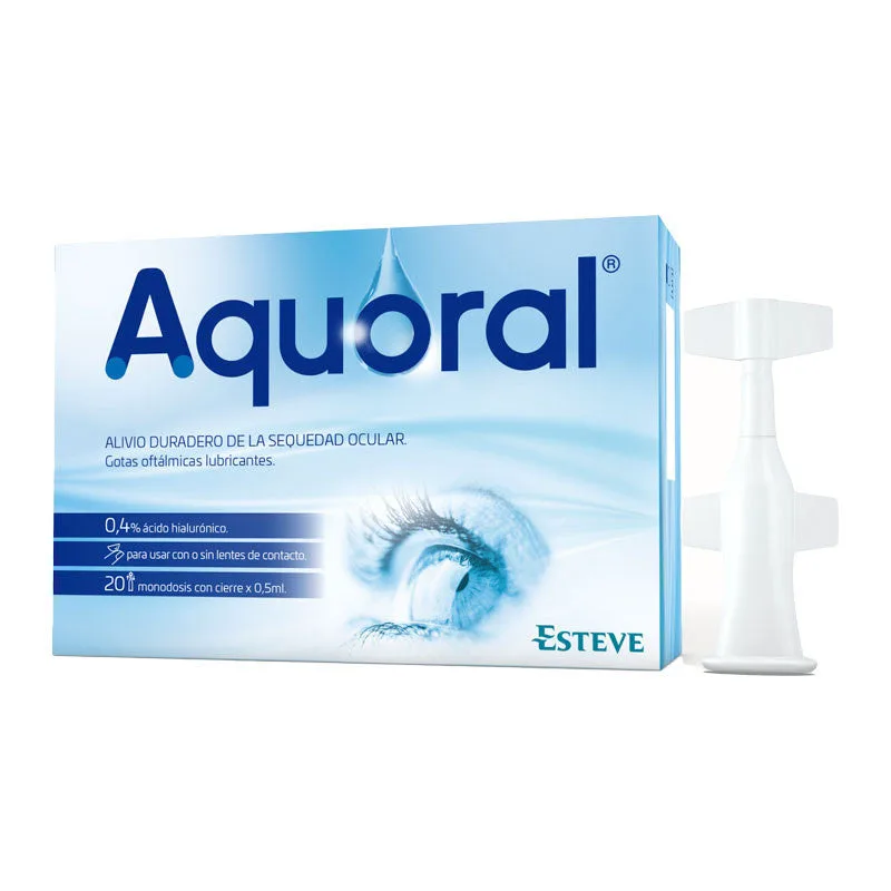 Esteve Aquoral Gocce eyes 20 Single Dose X 0.5 ml