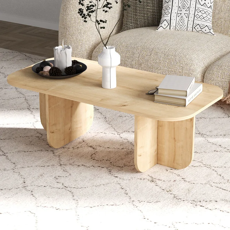 Τραπεζάκι Σαλονιού Becaj - Sapphire Oak 327Ods1408 120x41,4x60 cm
