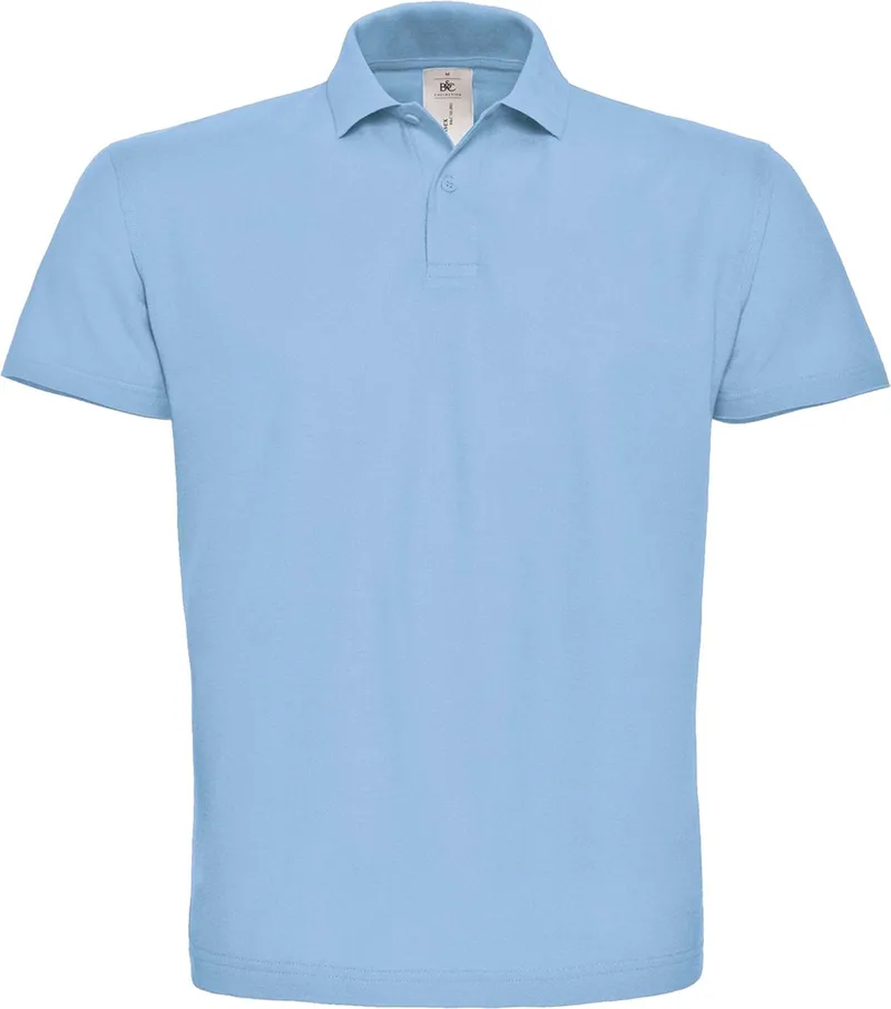 Ανδρικό Pique Polo PUI10 B & C Light Blue
