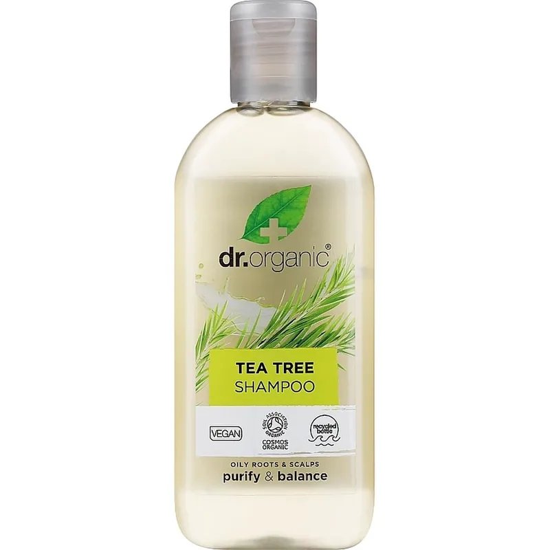 Dr Organic Tea Tree Shampoo Καταπραϋντικό & Ενυδατικό Σαμπουάν με Βιολογικό Τεϊόδεντρο 265ml