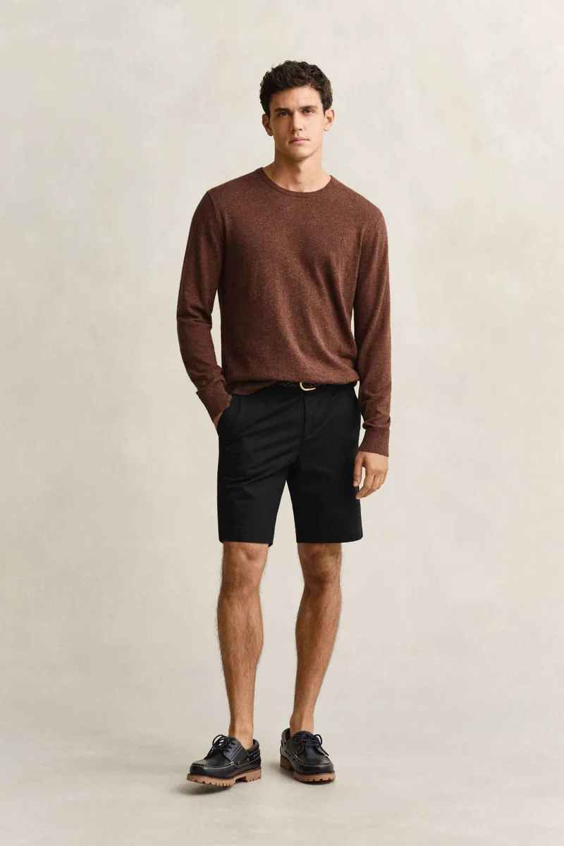 Gant ανδρική βερμούδα chino Regular Fit - 205620 Μαύρο