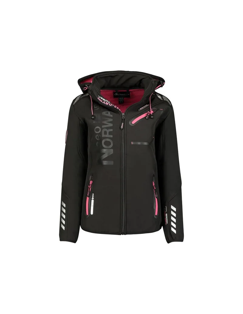 Geographical Norway Reine softshell jacket W WU8182FGNOBLACKPINK
