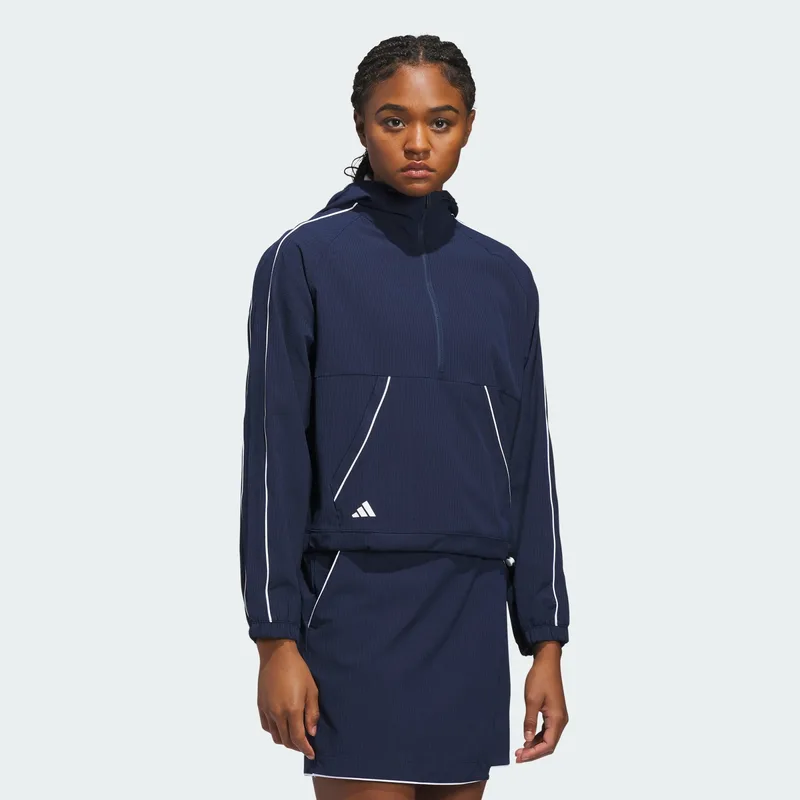 adidas W Ultimate365 Seersucker Quarter-Zip Jac (9000274470_24364)