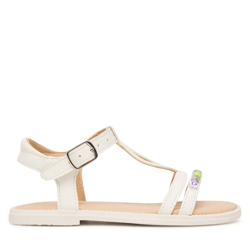 Σανδάλια Geox Jr Sandal Karly J6535H 000BC C1000 S Λευκό