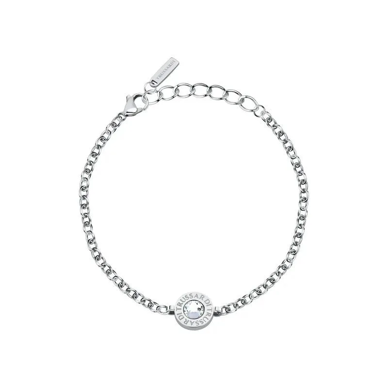 TRUSSARDI Βραχιόλι από ανοξείδωτο ατσάλι Silver TJAXC116