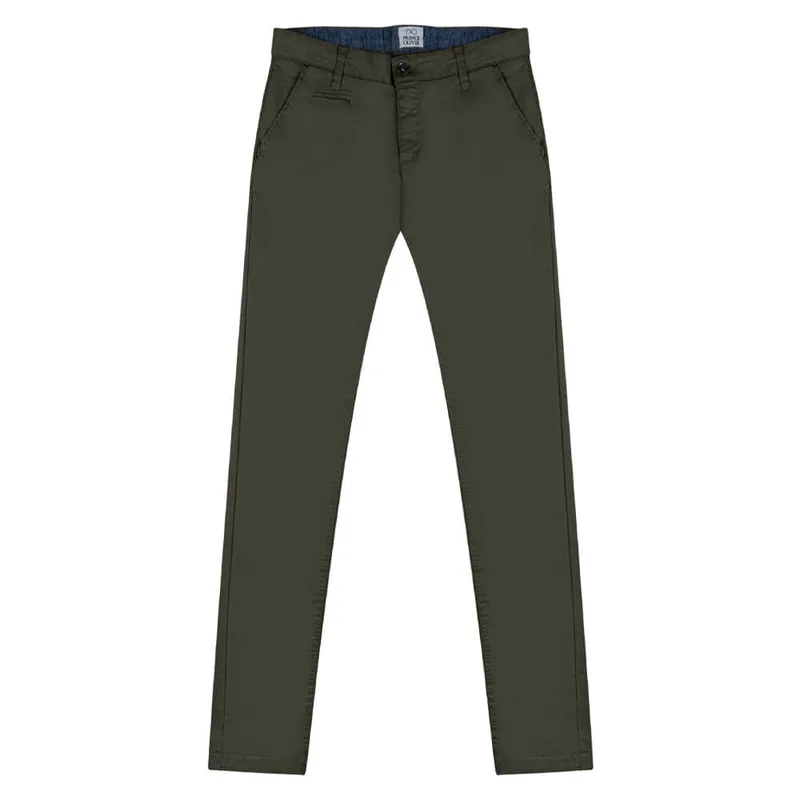 Prince Oliver Chinos Χακί All Season(Slim Fit)