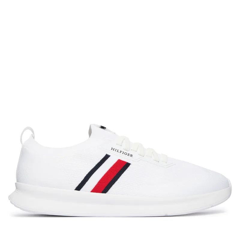 Αθλητικά Tommy Hilfiger Lightweight Knitted Runner FM0FM05756 Λευκό