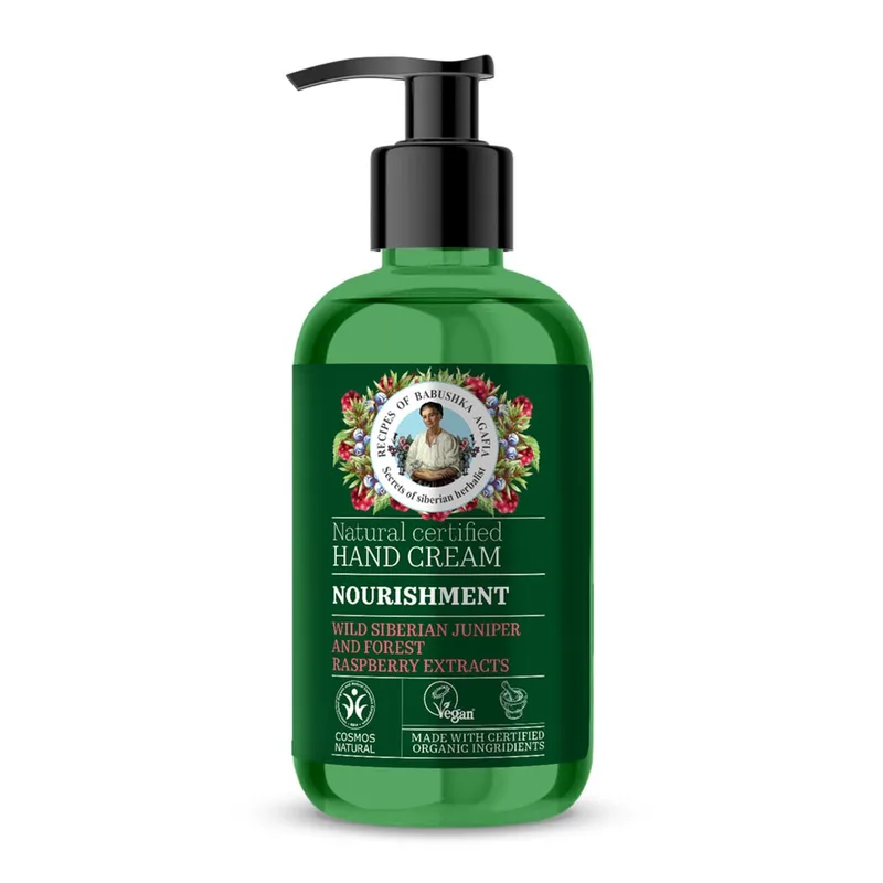 Green Agafia Nourishing Hand Cream With 300ml Dispenser