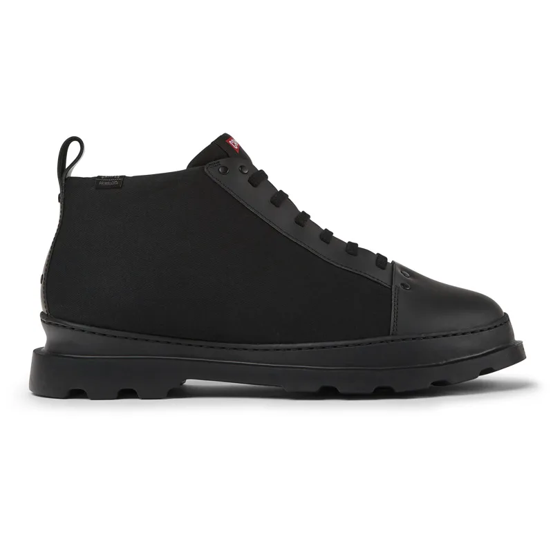 CAMPER Brutus - Μποτάκια Για Ανδρικα - Μαύρο, Μέγεθος 39, Cotton fabric/Smooth leather