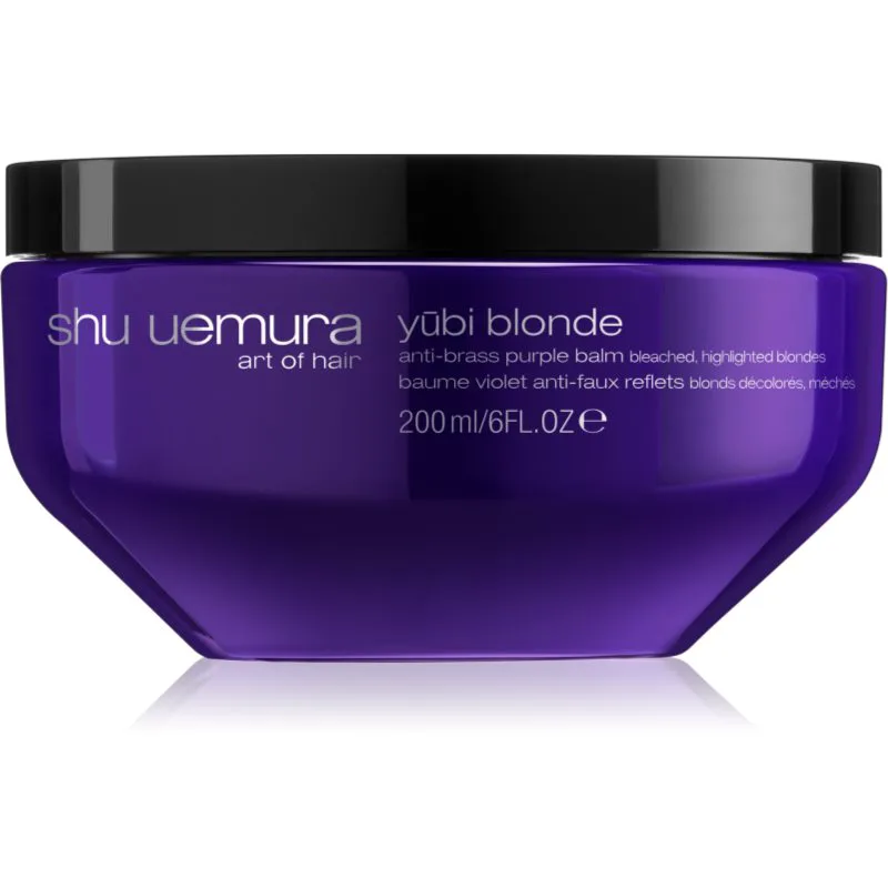 Shu Uemura Yūbi Blonde μάσκα εξουδετέρωση κίτρινων αποχρώσεων 200 ml