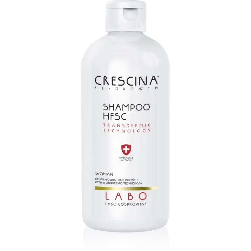 Crescina Transdermic σαμπουάν κατά της αραιώσης των μαλλιών και τριχόπτωσης για γυναίκες 500 ml