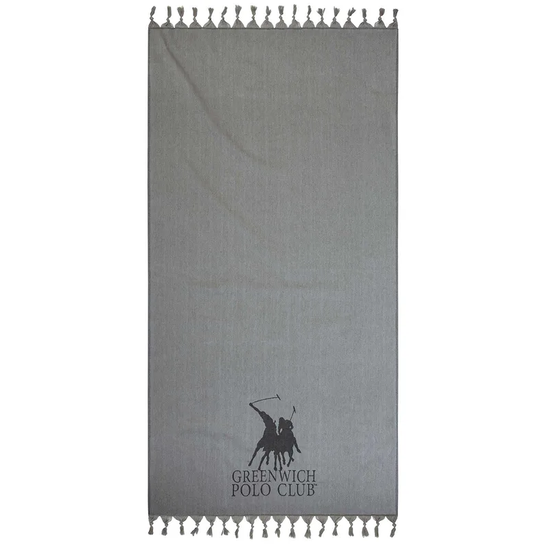 Παρεό (90x170) Greenwich Polo Club Beach 3794 D.Grey