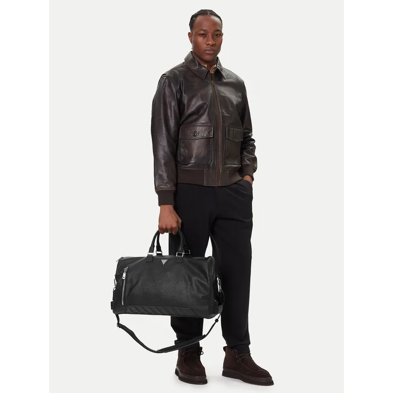 Τσάντα Σαββατοκύριακου Guess TMTOLG P5434 Μαύρο