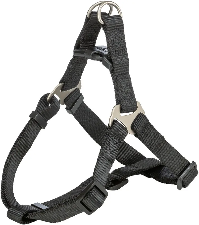 ΣΑΜΑΡΑΚΙ ΣΚΥΛΟΥ TRIXIE PREMIUM ONE TOUCH HARNESS ΜΑΥΡΟ (50-65CM/20MM)