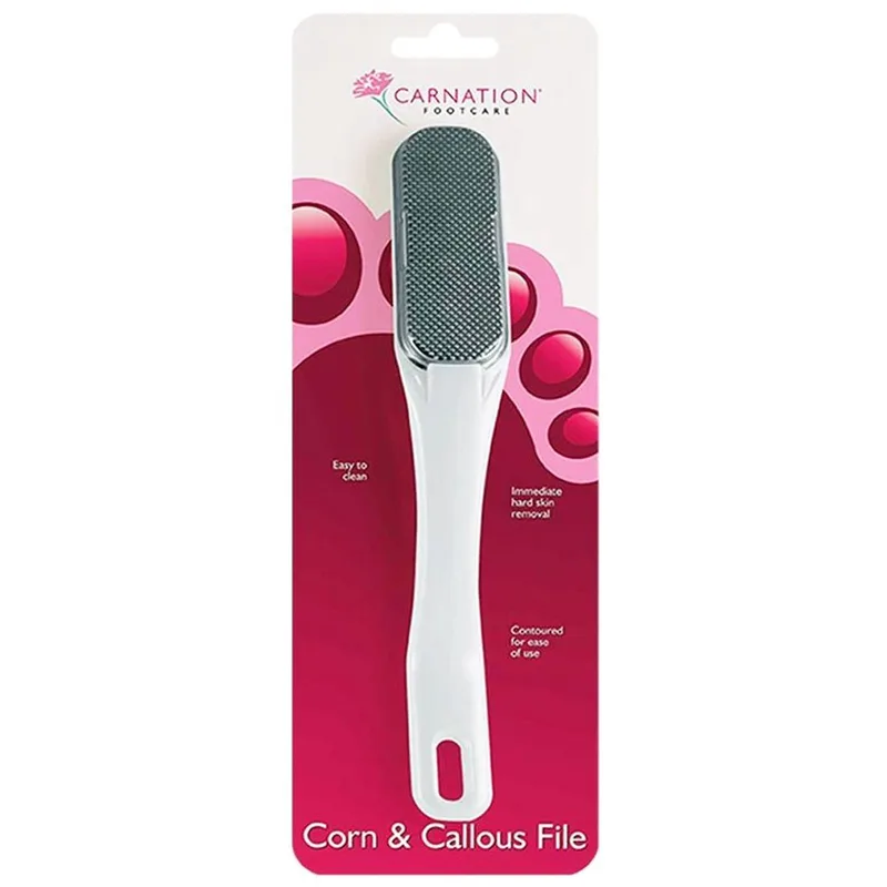 Carnation Footcare Corn & Callous File Λίμα Ποδιών για την Απομάκρυνση των Σκληρύνσεων του Δέρματος Χωρίς Τραυματισμούς 1 Τεμάχιο