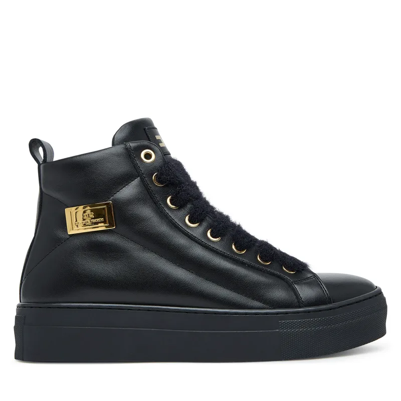 Μποτάκια Elisabetta Franchi High Top Lace Up F4-A9E-0362-1251930 D Μαύρο