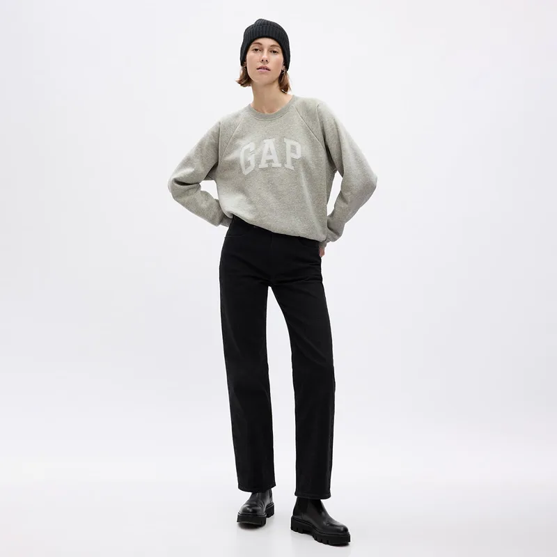 Φούτερ GAP Logo Sweatshirt Light Heather Grey XXL