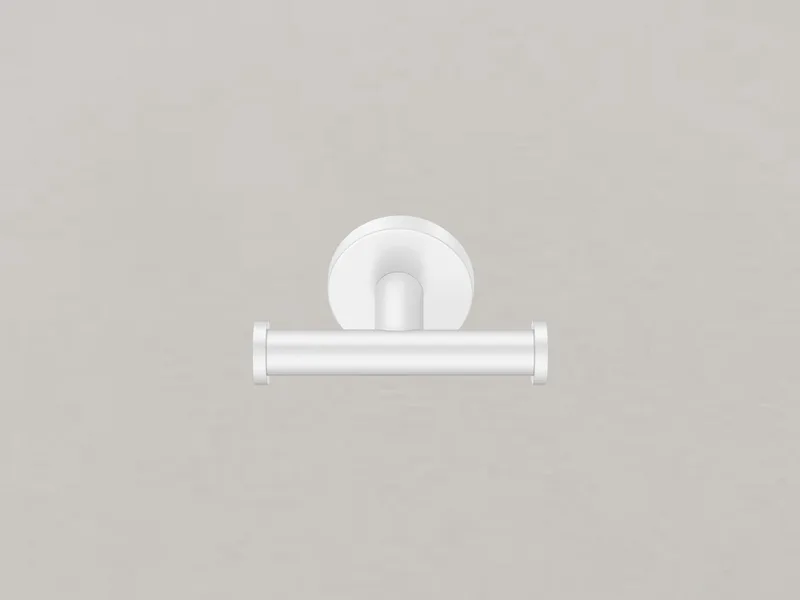 Διπλό Άγκιστρο Sanco 121218-Μ101 White Mat