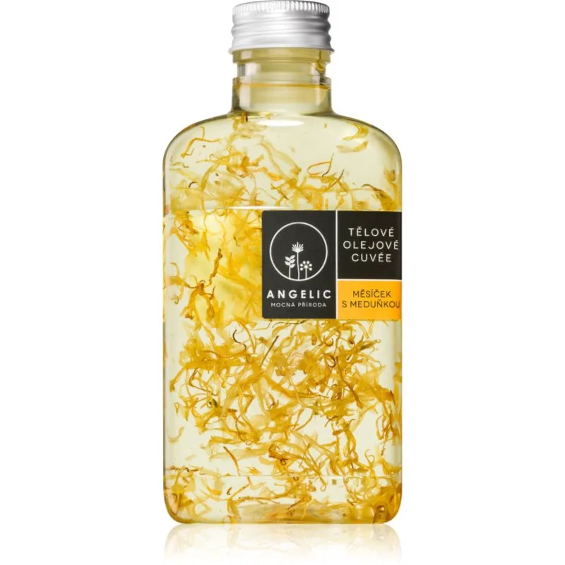 Angelic Cuvée Calendula & Lemon balm λάδι για το σώμα για λαμπρότητα και ενυδάτωση 200 ml