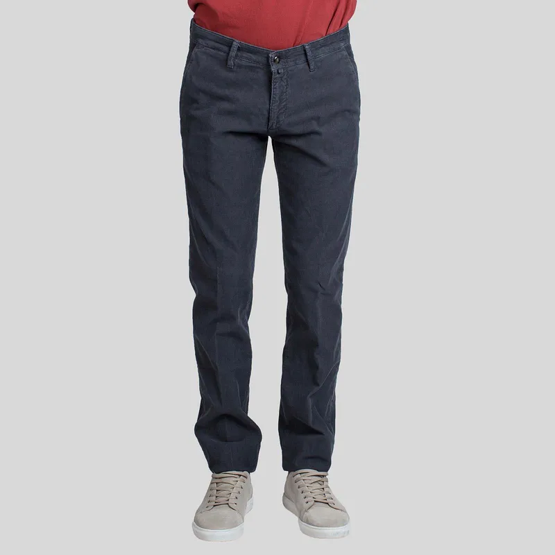 FOUR TEN Ανδρικό Γκρι Grey Casual Pants
