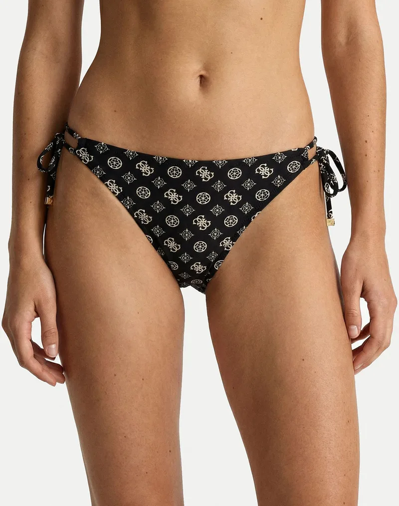 GUESS SOLEIL DOUBLE STRING BRIEF ΜΑΓΙΟ ΓΥΝΑΙΚΕΙΟ E6GO06MC04R-PMK9 Black