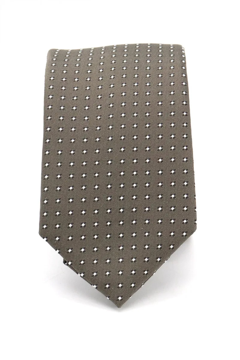 BOSS ΓΡΑΒΑΤΑ H-TIE 6CM ΜΙΚΡΟΣΧΕΔΙΟ XAKI
