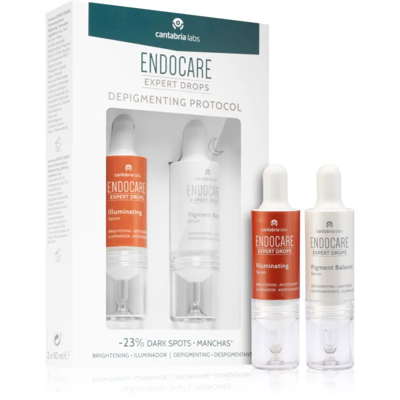 Endocare Expert Drops λαμπρυντικός ορός για ενοποίηση τόνου της απόχρωσης δέρματος 2x10 ml