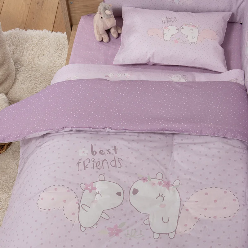 Πάπλωμα Κούνιας 110X140 Nef Nef Best Friends Lilac (110x140)