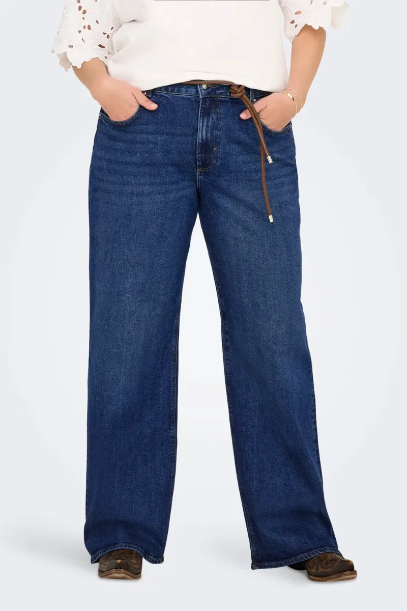 Τζιν παντελόνι baggy σε denim blue χρώμα