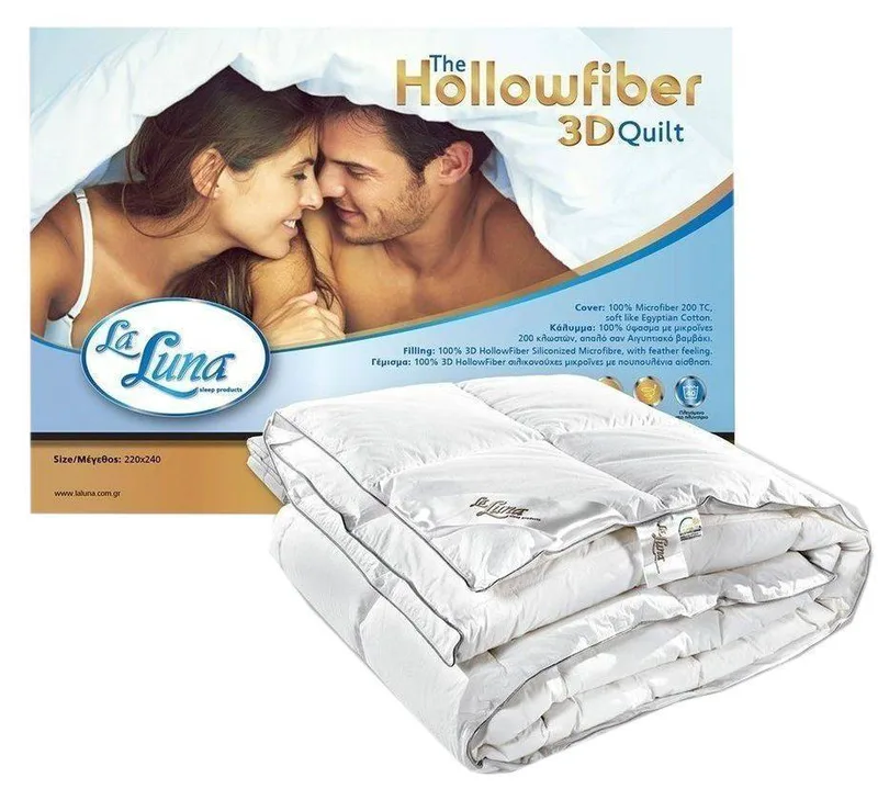 ΠΑΠΛΩΜΑ ΜΟΝΟ LA LUNA THE HOLLOWFIBER 3D QUILT 160X240CM