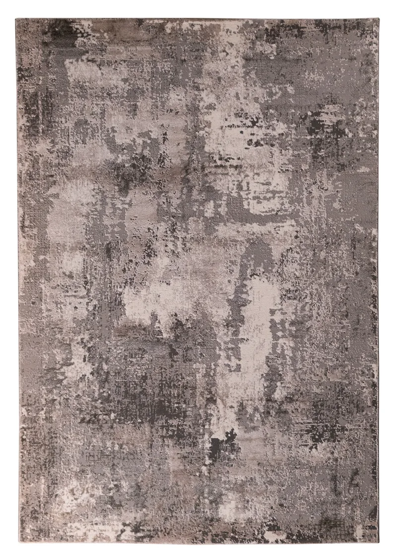 Χαλί ELEMENTS 76203-ΜΑΥΡΟ-ΑΣΗΜΙ Tzikas Carpets ΣΕΤ ΚΡΕΒ/ΡΑΣ 067X150 (2) / 067X230 (1)