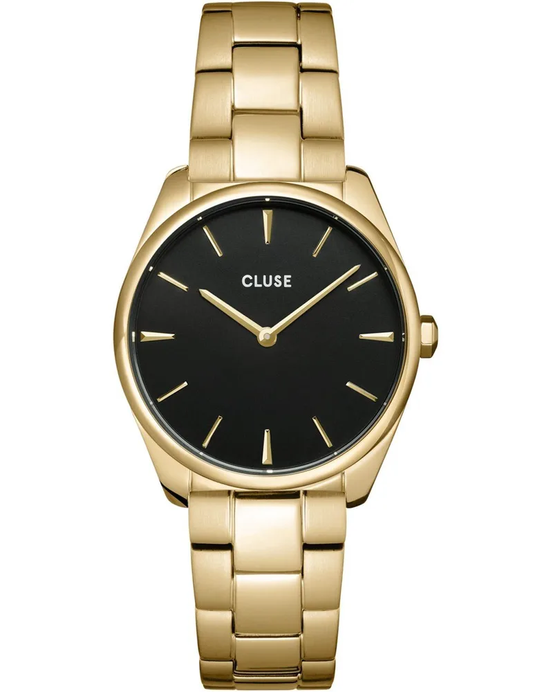 CLUSE Feroce Petite - CW11208, Χρυσό case with Stainless Steel Bracelet