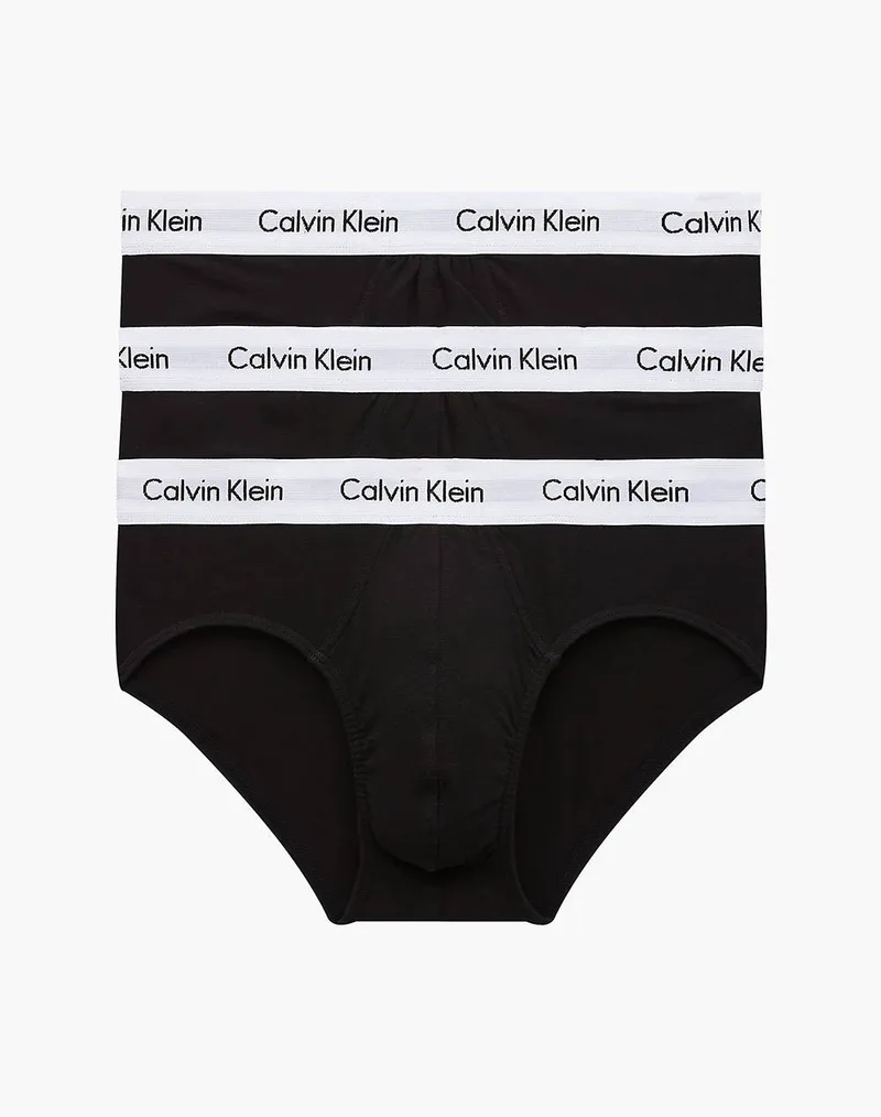 CALVIN KLEIN JEANS ΣΛΙΠ 3ΤΜΧ HIP BRIEF 0000U2661G-001 TotalBlack