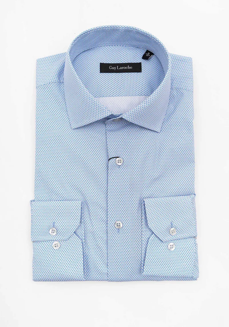 Guy Laroche Πουκάμισο της σειράς Print - GLDS18713 CL 6 Ciel