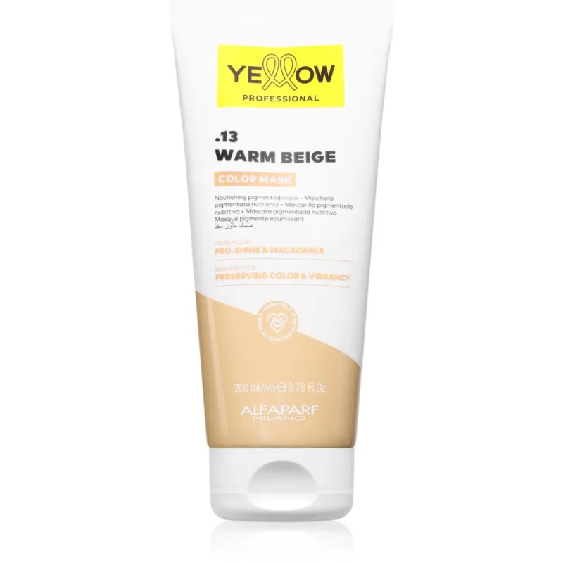 Yellow Professional Color Mask Μάσκα με τεχνολογία bonding color απόχρωση .13 Warm Μπεζ 200 ml
