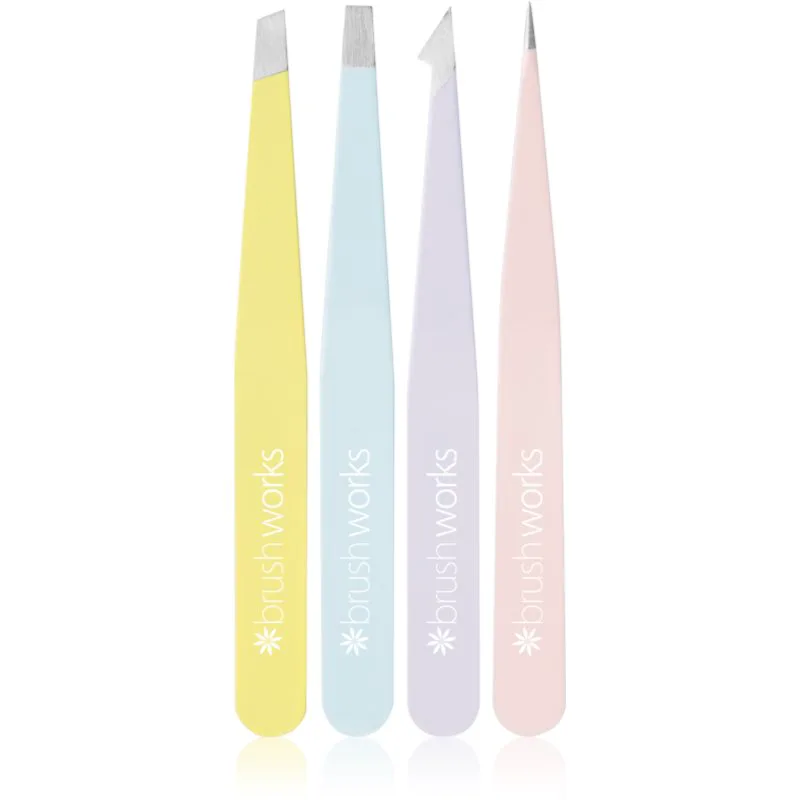 Brushworks Tweezer Set Mixed σετ με τσιμπιδάκια