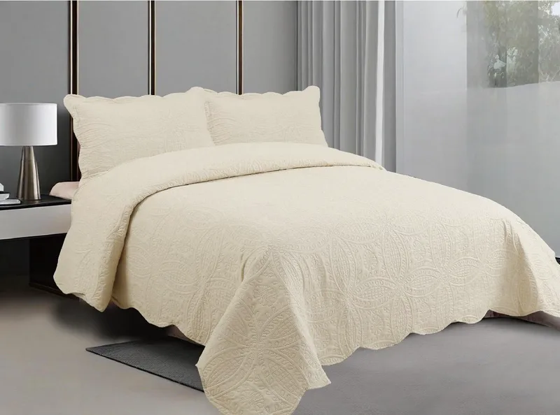ΣΕΤ ΚΟΥΒΕΡΛΙ ΜΠΕΖ ΜΟΝΟΧΟΧΡΩΜΟ 220 × 240 cm + (2 )50 × 70 LINEAHOME