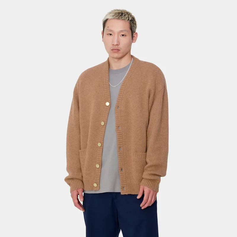 Carhartt WIP Merton Cardigan Unisex Ζακέτα (9000185328_77350)