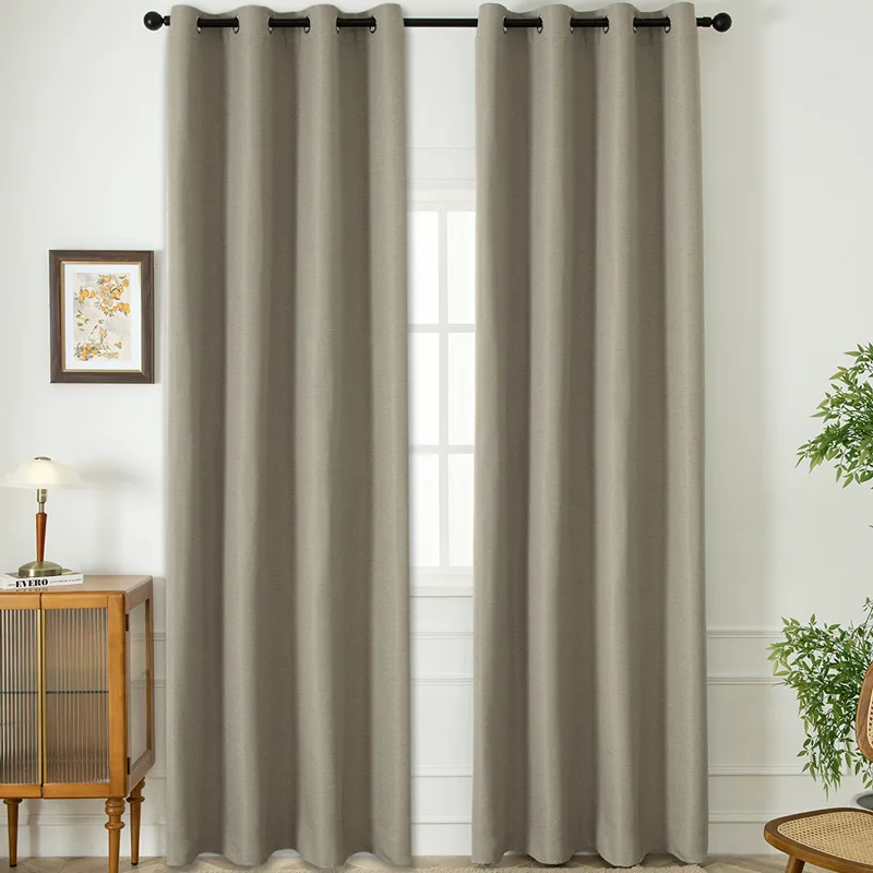 Κουρτίνα Blackout 140x270 Με Τρουκς Beauty Home Glare 8444 Sand 140x270Υ