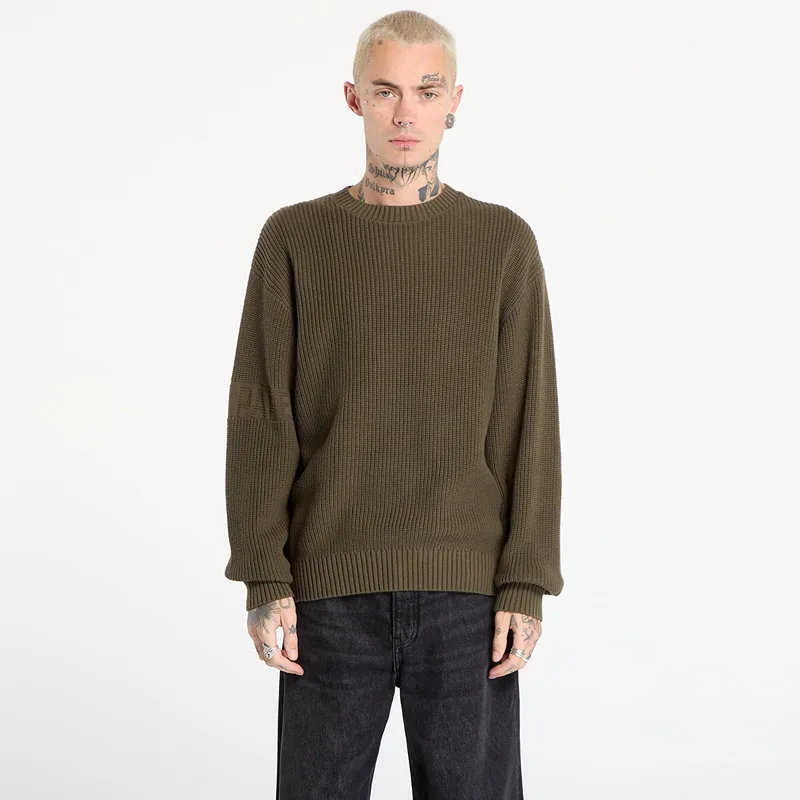 Πουλόβερ Daily Paper Band Knit Sweater UNISEX Rosin Green XL