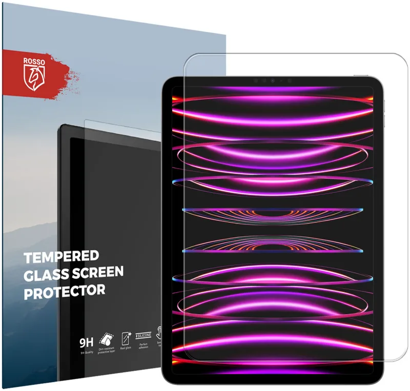 Κόκκινο Tempered Glass - Αντιχαρακτικό Προστατευτικό Γυαλί Οθόνης Apple iPad Pro 11" 2022 / 2021 / 2020 / 2018 - Clear (8719246378133)