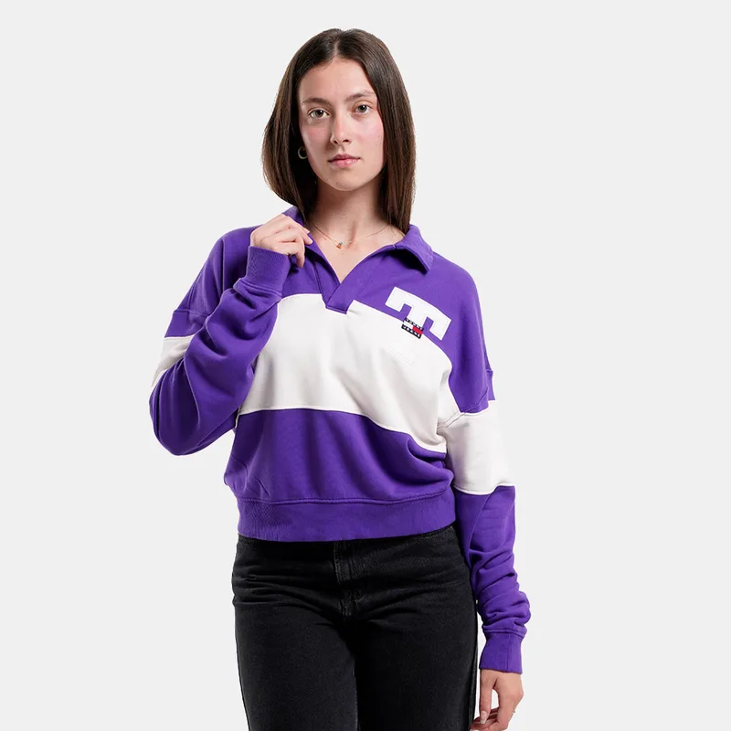 Tommy Jeans Letterman Γυναικείο Polo με Μακρύ Μανίκι (9000152580_70191)