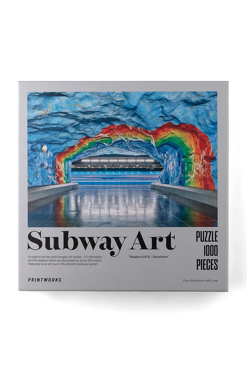 Printworks - Παζλ Subway Art Rainbow 1000 elementów