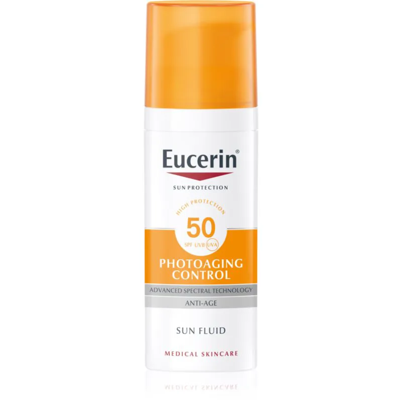 Eucerin Sun Photoaging Control προστατευτικό γαλάκτωμα κατά των ρυτίδων SPF 50 50 μλ