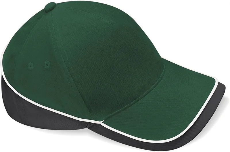 Καπέλο Teamwear Beechfield B171 Bottle Green/Black/White
